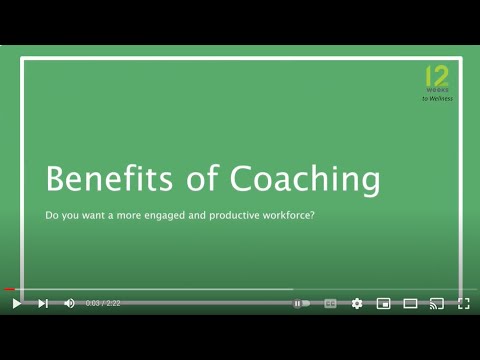 12 Weeks to Wellness video.