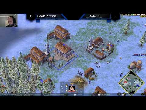 GodSerena (Zeus) vs _Moloch_ (Oranos) - Age of Mythology: The Titans (Game 1)
