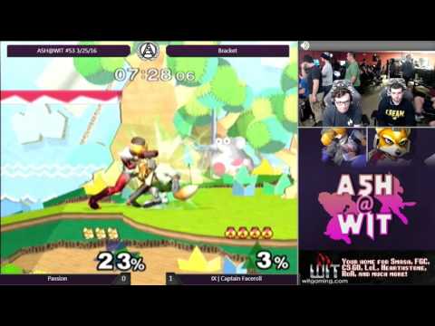 Passion (Fox) vs IX | Captain Faceroll (Sheik) - ASH@WIT #53 Melee Bracket