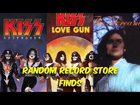 115. Random record store finds. Dream academy, Kiss, + Ringo Beaucoups of Blues STRUGGLE