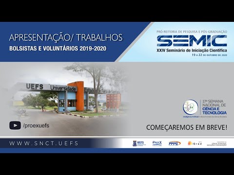 , title : 'APRESENTAÇÃO DOS TRABALHOS DE INICIAÇÃO CIENTÍFICA E TECNOLÓGICA - BOLSISTAS E VOLUNTÁRIOS 2019-2020'