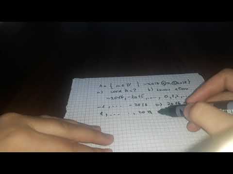 Fie multimea A cu nr întregi  cuprinse  între-2017 si 2018