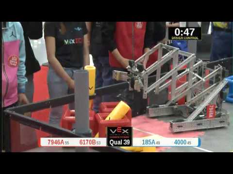 2015 VRC Tech Q39 - 7946A 6170B vs 185A 4000 - 27 to 79 - VEX Worlds 2015 - Technology Division