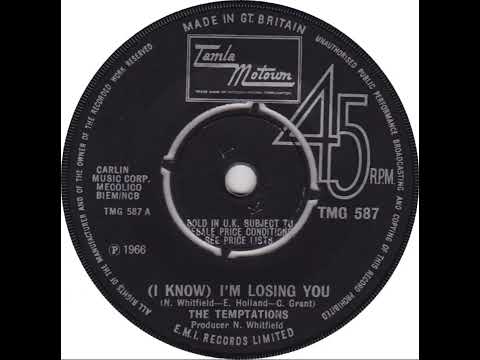 UK New Entry 1966 (402) The Temptations - (I Know) I'm Losing You