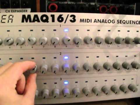 Doepfer - MAQ 16/3: Blue LEDs MIDI CV Gate Sequencer image 4