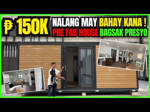 ₱150K LANG MAY BAHAY KANA 1 DAY LANG LIPAT AGAD PREFAB CONTAINER HOUSE || It's Me Jay-Em