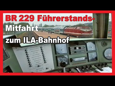 Mit U -Boot BR 229 - Führerstands-Mitfahrt von Berlin-Lichtenberg nach Diepensee zur ILA im Mai 1996