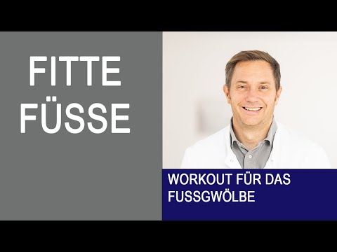 Workout for the arch of the foot