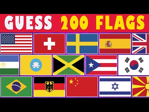 Guess over 200 Flags of the World🌍! Guess the Flag Quiz Challenge🚩