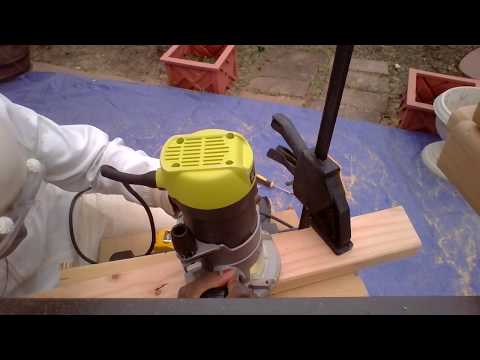 Routering out 10 degree mortise and fitting things together