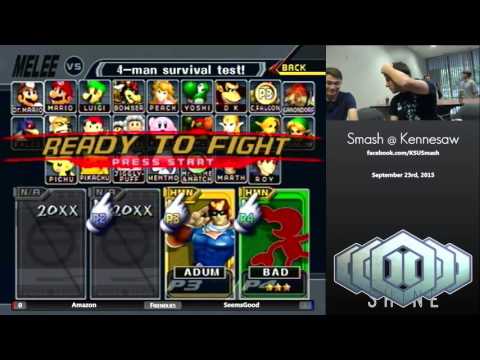 KSU 9/23/15 - Amazon (Falcon) v SeemsGood (G&W) - SSBM