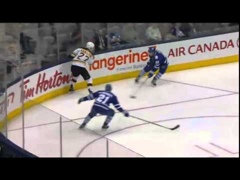JVR 3-1 Goal - Bruins vs. Maple Leafs (Apr 3, 2014)
