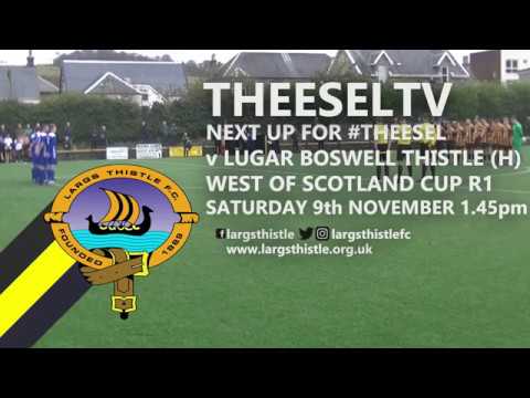 Largs Thistle 2-0 Kirkintilloch Rob Roy - West of Scotland Premiership, 2nd November 2019