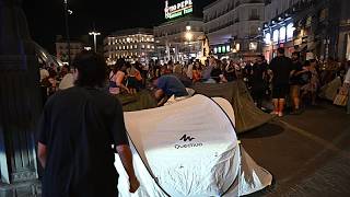 Kommt der Mietpreis-Stopp in Spanien? Protestcamp gegen Wohnungskrise in Madrid