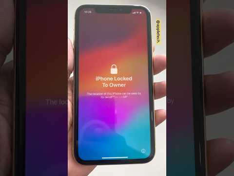 iPhone Locked to Owner how do I unlock #shorts #short #iphone