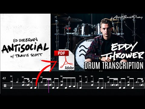 AB Drums Transcripts EP #19 - Eddy Thrower - "Antisocial" Full Drum Transcription