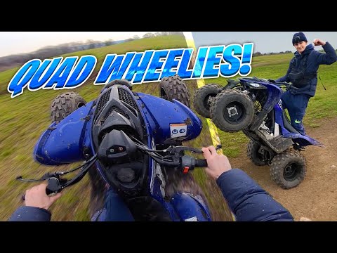 CRAZY Quad Bike WHEELIE Session! My FIRST EVER Time! *FAIL*