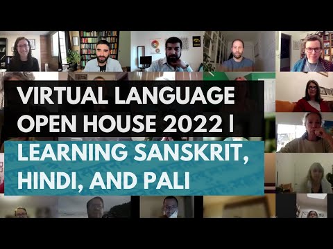 Virtual Language Open House 2022 | Learning Sanskrit, Hindi, and Pali