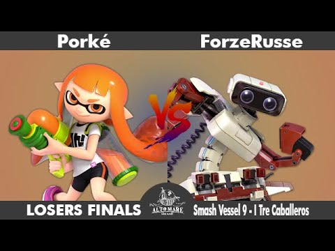 Smash Vessel 9 - I Tre Caballeros - Losers Final - Porké (Inkling) vs ForzeRusse (Rob, Palutena)