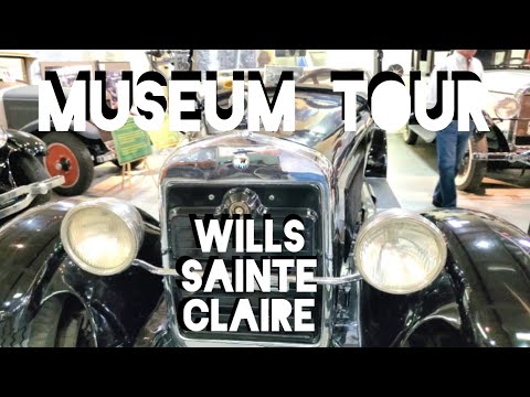 Wills Sainte Claire Classic Historic Car Automotive Museum Tour Brief History Marysville Michigan