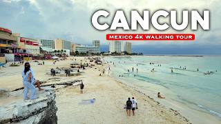 Cancun 🇲🇽 Walking Tour - Hotel Zone & Centro, Tourist District of Cancún | 4K Me