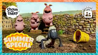 NAUGHTY PIGS PLAY FUNNY PRANKS ON SHAUN! π·ππ₯ | Shaun the Sheep π