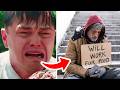 Homeless Asks Leonardo DiCaprio for $1 – His Response Leaves Everyone Stunned!