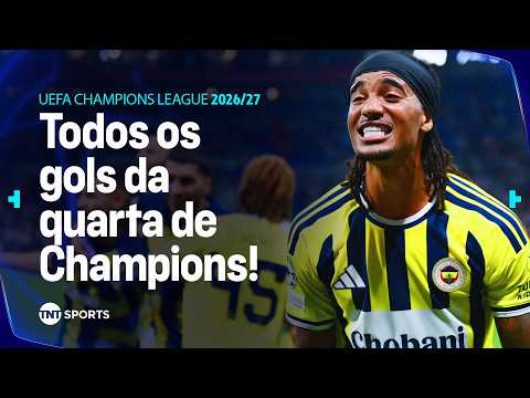GOLAÇOS, PÊNALTIS, FALHAS E MAIS! TODOS OS 14 GOLS DO DIA NA CHAMPIONS! (26/08/2026)