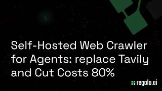 Self Hosted Web Crawler for Agents: replace any payment scraper cutting 80% of cost