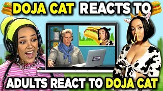 Doja Cat Reacts To Adults React To Doja Cat (I'm a Cow, Tia Tamera)