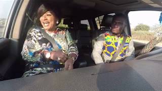 Ellen Kyei White On Celebrity Ride With Zionfelix Show