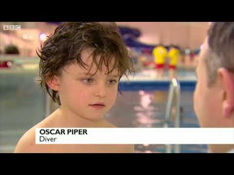 Boy diver Oscar, 6, hopes to be next Tom Daley