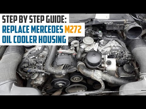 How to: Mercedes Engine Oil Cooler Replacement Guide | W204 W212 W211 W221 W203