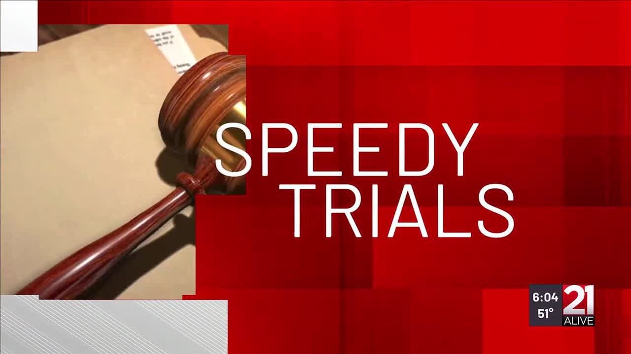 What is a request for a speedy trial?