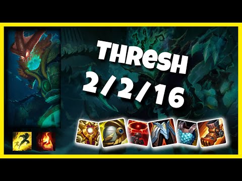 Thresh Support 11.5 Challenger Gameplay Replay - S11 (2/2/16) - NA