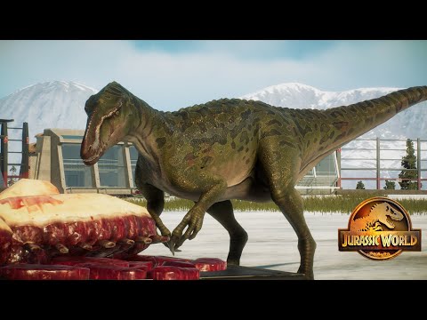 SMALL CARNIVOURS AUSTRALOVENATOR vs VELOCIRAPTOR vs PYRORAPTOR FULL FIGHT - JWE 2