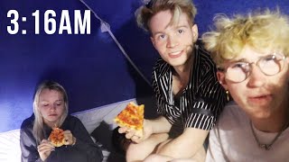 WE SLEPT ON A BEACH OVERNIGHT! FT. Zoe Laverne & Friends