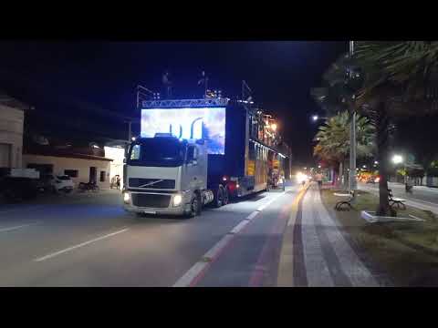 Trio Elétrico Dragão Na Avenida Principal de Russas-CE.