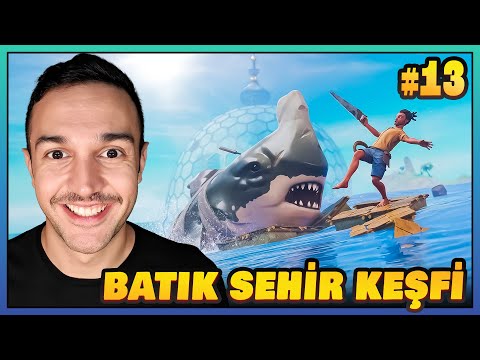 YERALTI ŞEHRİNİN SIRLARI! 🔍 Çekiç Köpekbalığıyla YÜZLEŞME | Raft #13