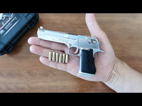 Miniature Desert Eagle with Bullets Unboxing 2023 - New Alloy Empire Toy Gun
