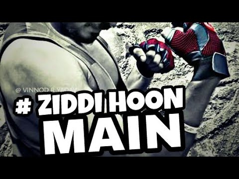 MuscleBlaze Presents Ziddi Hoon Main | Gym Workout Motivational video song