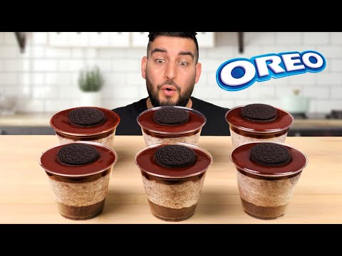 Easy Oreo Cream Cup Dessert