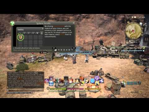 Final Fantasy XIV: [[SPHERE SCROLLS!]] (How to get them and use them!)