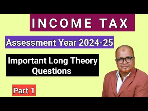 Income Tax AY 2024 25 Short Problems Solutions Part 2 Hasham Ali Khan