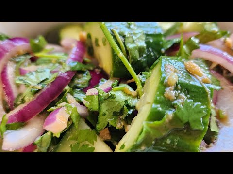 Smashed Cucumber Salad