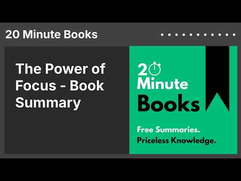 The Power of Focus - Book Summary