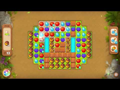 Gardenscapes 2436 Level - 18 moves - NO BooSTERS