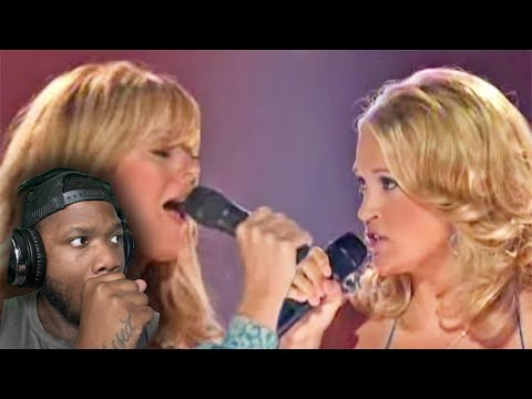 FIRST TIME HEARING Carrie Underwood - Does He Love You ft.Jamie O'Neal (Reba McEntire Cover)