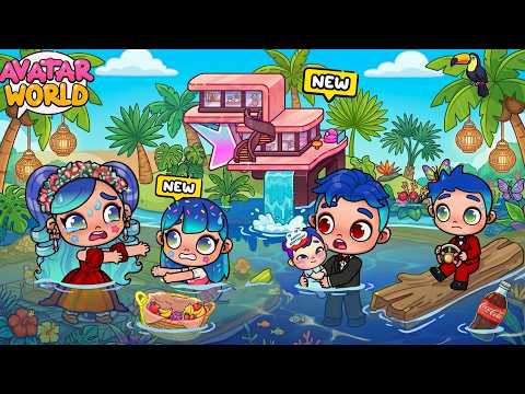 Massive Flood at Our New House?! Family Survival Adventure 🌊😱 Avatar World Pazu ✨ Clara Avatar World