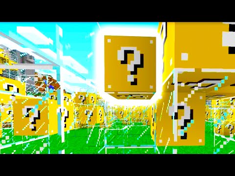 Minecraft HEROBRINES LUCKY BLOCK MAZE! - with The Pack